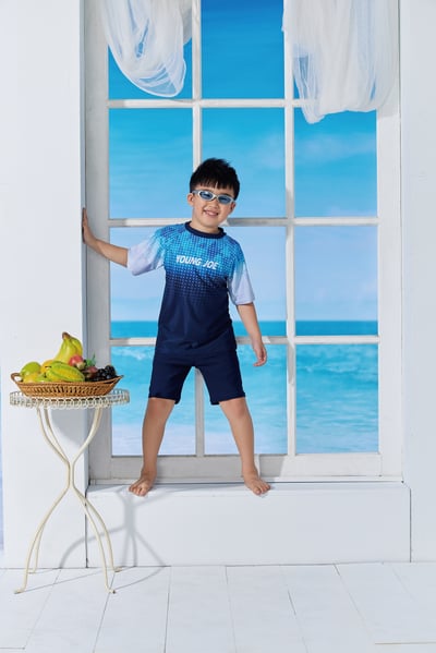 Young Joe 揚捷泳裝 小男漸層短袖泳裝2