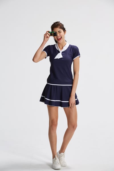 Young Joe 揚捷泳裝 大女海軍風短袖2件式泳裝(MIT)1