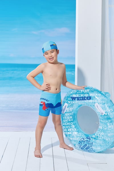 Young Joe 揚捷泳裝 小男3款可愛圖案五分泳褲(不含泳帽)2