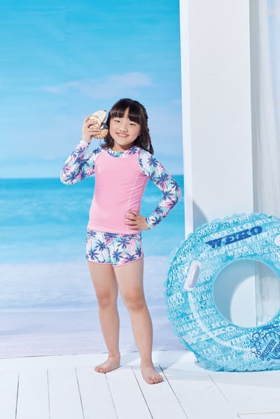 Young Joe 揚捷泳裝 小女長袖兩件式泳裝2