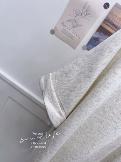 韓系珍珠釦小V領造型太空棉上衣  #364864774