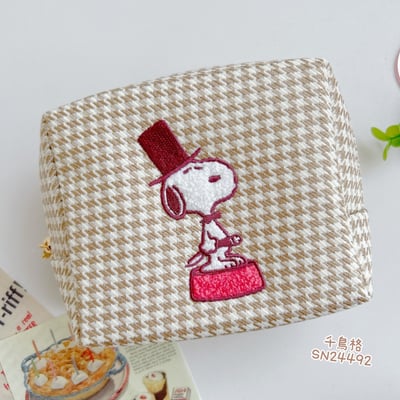 M&K日本史努比75週年方型萬用包★2