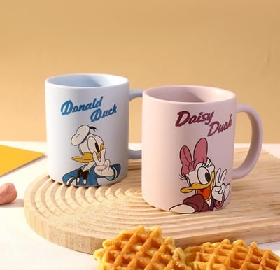M&K正版迪士尼自拍九宮格造型馬克杯7