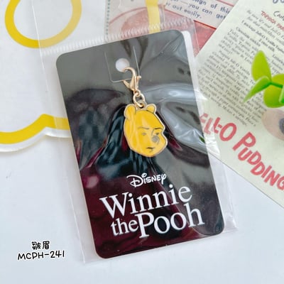 M&K日本維尼Funny Face系列拉鍊扣吊飾3