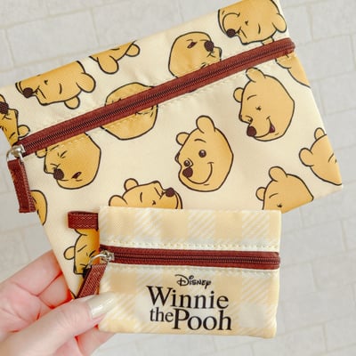 M&K日本維尼Funny Face系列三入萬用包★6