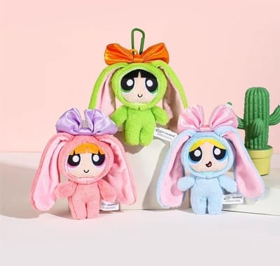 M&K正版飛天小女警變裝兔玩偶吊飾3