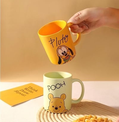 M&K正版迪士尼自拍九宮格造型馬克杯5