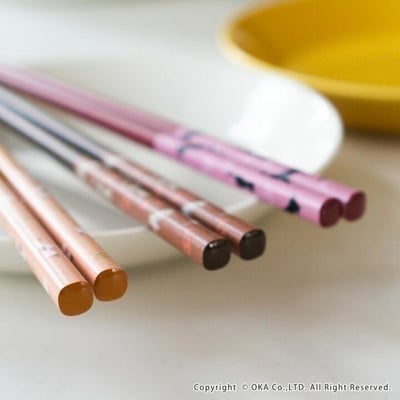 日本製貓咪天然材5入防滑筷子★  #0261550815