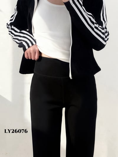 高腰包覆修身美型褲  #360351957