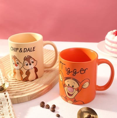 M&K正版迪士尼自拍九宮格造型馬克杯6