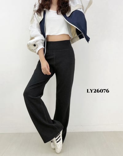 高腰包覆修身美型褲  #360351956