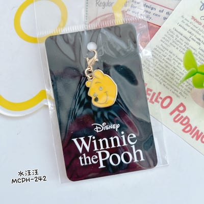 M&K日本維尼Funny Face系列拉鍊扣吊飾4