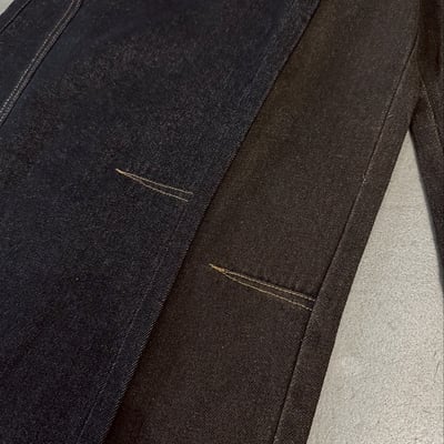 高腰丹寧雅痞闊腿褲17