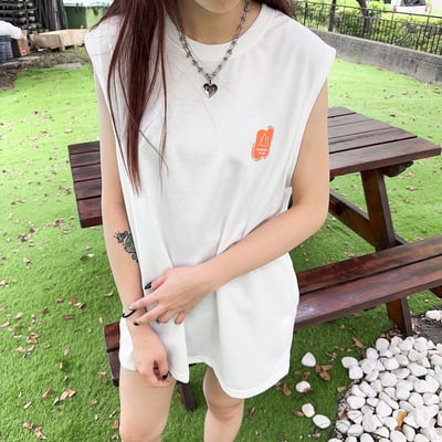 露營風營火細絨棉無袖背心3