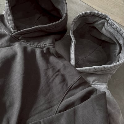 BOXY重磅刷毛水洗短版帽TEE15
