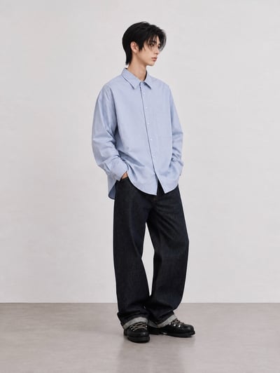 日本帝人solotex三防易打理抗皺極簡長袖襯衫3