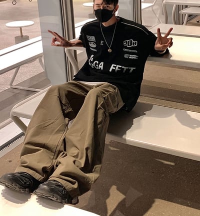 GA FFTT包邊線條賽車風英文大版寬短11