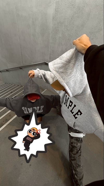 SIMPLE短寬帽TEE2