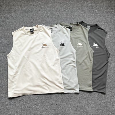 夏日露營風爆款細絨棉無袖背心22