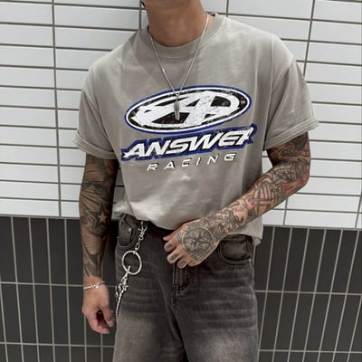 仿舊Answer Racing復古短TEE1