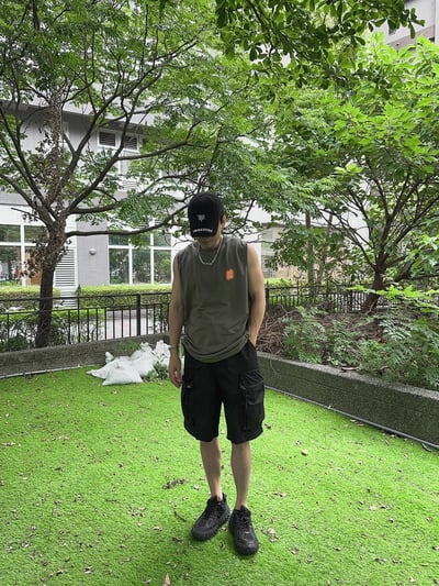 露營風營火細絨棉無袖背心7