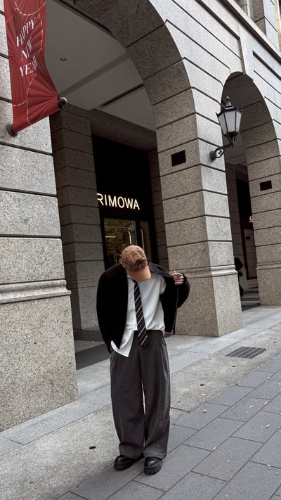 街頭忍者袖拉鍊針織百搭外套10