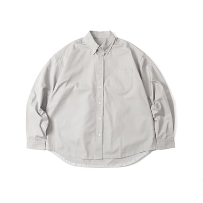 精梳棉洗水寬鬆長袖襯衫20