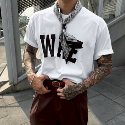 WRE基本BOXY短寬TEE2