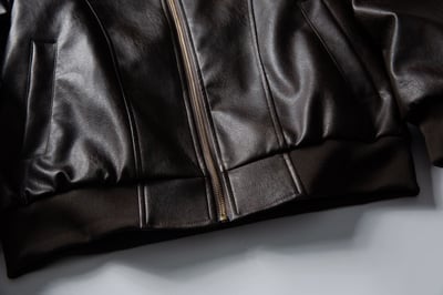 復古解構美式機車服風皮衣cleanfit廓形機車夾克17