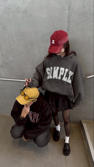 SIMPLE短寬帽TEE13