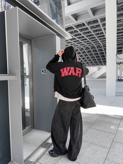 BOXY英國國旗雙拉鏈短寬連帽外套14
