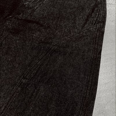 立體剪裁原色單寧七分牛仔褲16