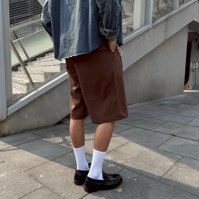 職人剪裁垂墜感七分西裝褲13