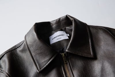 復古解構美式機車服風皮衣cleanfit廓形機車夾克18