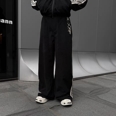 直絨廓腿落地運動褲2