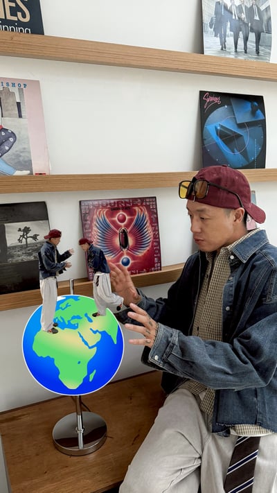 金屬釦不修邊水洗短版牛仔襯衫式外套8