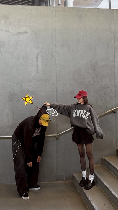SIMPLE短寬帽TEE7