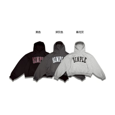 SIMPLE短寬帽TEE18