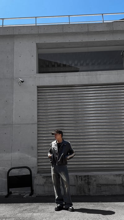 仿舊復古賽車夾克皮外套14