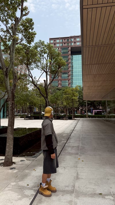 經典細格紋短袖襯衫7