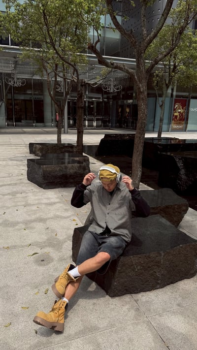 經典細格紋短袖襯衫8