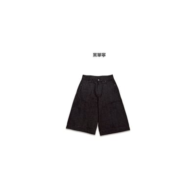 立體剪裁原色單寧七分牛仔褲17
