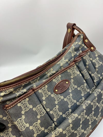 Celine丹寧側背包6