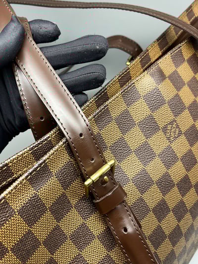 Louis vuitton棋盤格手提包11