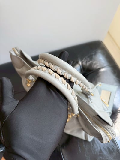 Balenciaga機車包(冰川藍)10