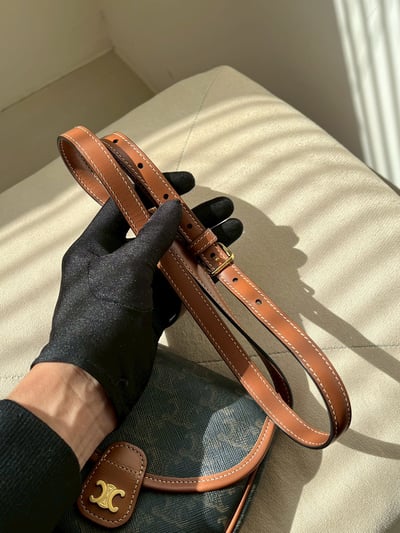 Celine凱旋門馬鞍包10