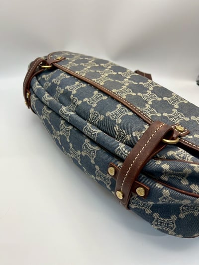 Celine丹寧側背包5