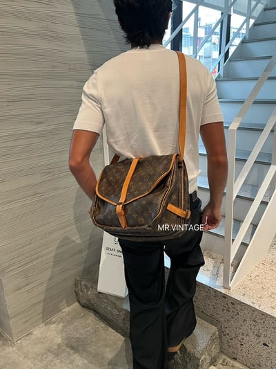 Louis vuitton老花馬鞍包3