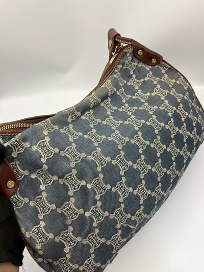 Celine丹寧側背包9