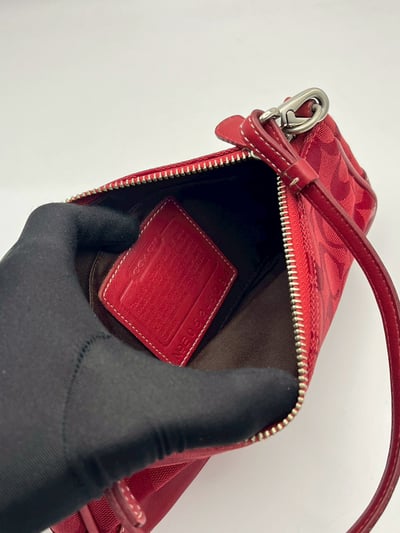 Coach手提包(紅）10